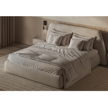 Дизайнерская кровать ROCCO BED 4, с подъёмным механизмом 160х200