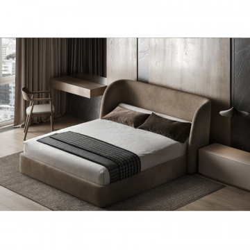 Дизайнерская кровать ROCCO BED 6, с подъёмным механизмом 180х200