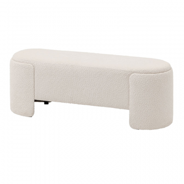 Банкетка Taks букле белый