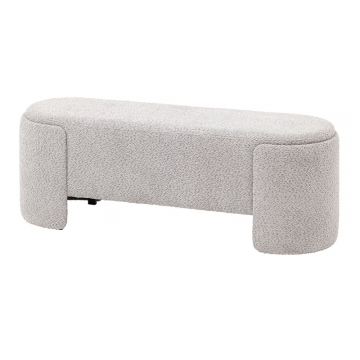 Банкетка Taks букле светло-серый