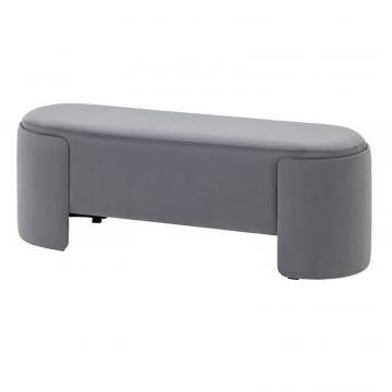Банкетка Taks велюр серый