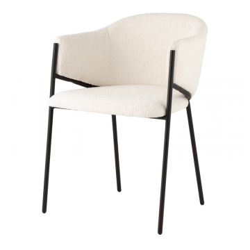 Стул Brace букле белый