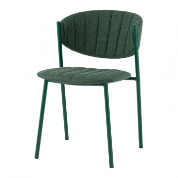 Стул Харпер ткань рогожка зеленый каркас зеленый полуглянцевый муар