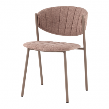 Стул Харпер ткань рогожка капучино каркас бежево-серый матовый