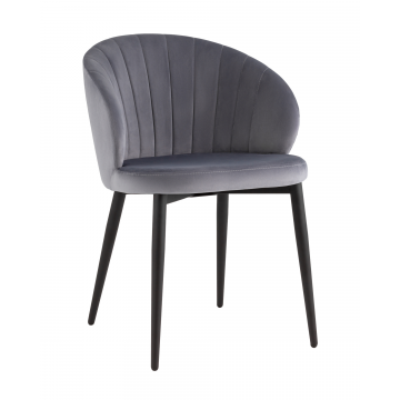 Стул Lastura велюр серый