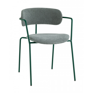 Стул Дженни букле зеленый каркас зеленый полуглянцевый муар