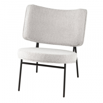 Кресло District Lounge букле светло-серый