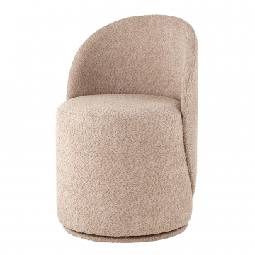 Пуф Loreen вращающийся букле капучино