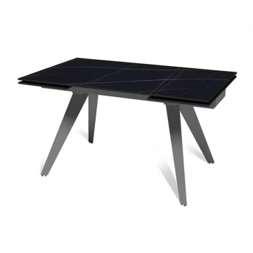 Стол раскладной Rhein (140+40+40), керамика матовая Blackgold