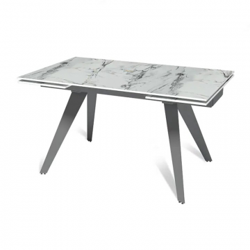 Стол раскладной Rhein (140+40+40), керамика глянцевая Ice Jade