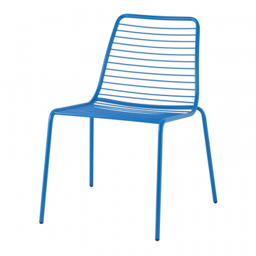 Стул Дели металл голубой