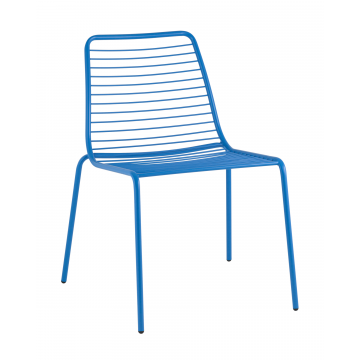 Стул Дели металл голубой