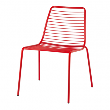 Стул Дели металл красный