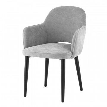 Стул Венера шенилл светло-серый