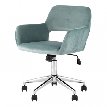 Кресло офисное ROSS велюр серо-зеленый