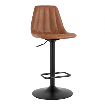 Стул барный Code экокожа коричневый