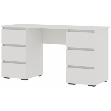 Письменный стол Элла ПС 02 белый / белый
