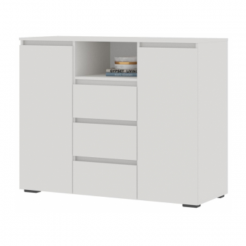 Комод Элла КМ 01 белый / белый