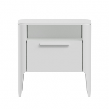 Тумба прикроватная Type 1 полка 1 ящик ширина 50 см (белый)