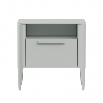 Тумба прикроватная Type 1 полка 1 ящик ширина 50 см (светло-серый)