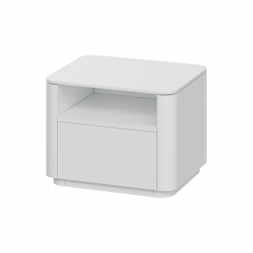 Тумба прикроватная Tammi 1 полка 1 ящик ширина 50 см (белый)
