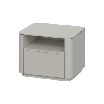 Тумба прикроватная Tammi 1 полка 1 ящик ширина 50 см (серо-бежевый)