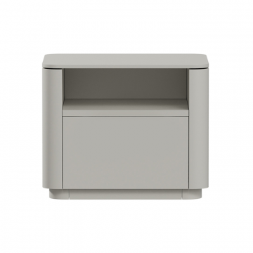 Тумба прикроватная Tammi 1 полка 1 ящик ширина 50 см (серо-бежевый)