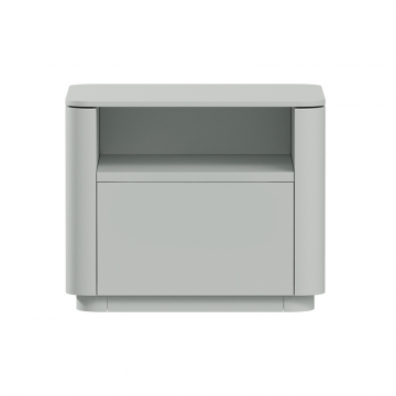 Тумба прикроватная Tammi 1 полка 1 ящик ширина 50 см (cветло-серый)
