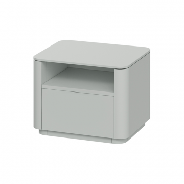 Тумба прикроватная Tammi 1 полка 1 ящик ширина 50 см (cветло-серый)