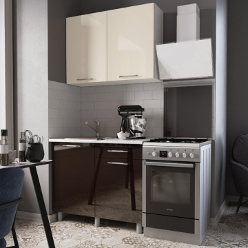 Кухня Танго 1м.,Ваниль;Горький шоколад