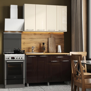 Кухня Танго 1.2м.,Ваниль;Горький шоколад