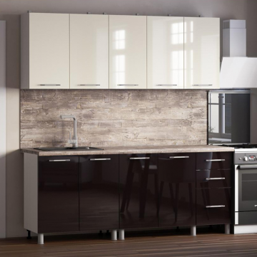 Кухня Танго 2м.,Ваниль;Горький шоколад