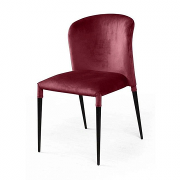 Стул Albert (Альберт), бархат винно-красный 16 new