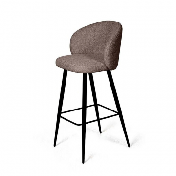 Стул полубарный Vito, букле коричневый / опора конус