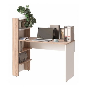 Компьютерный стол Арлет сонома / белый