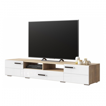 ТВ-тумба Иоги 2.0 сонома / белый глянец