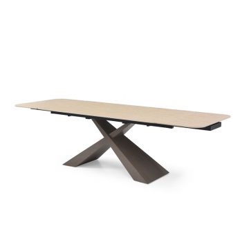 Стол раскладной Torino 160-240, песочная керамика