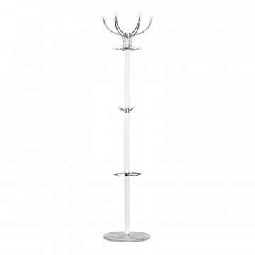 Вешалка напольная DOBRIN BONNY, белый мрамор, белый