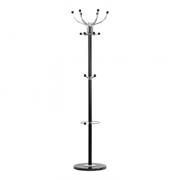 Вешалка напольная DOBRIN BONNY, чёрный мрамор, чёрный