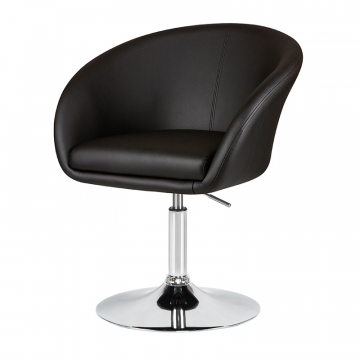 Кресло дизайнерское DOBRIN EDISON, чёрный