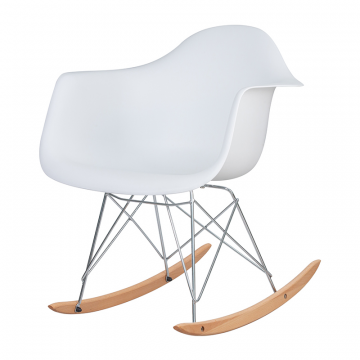 Кресло-качалка DOBRIN DAW ROCK, цвет белый