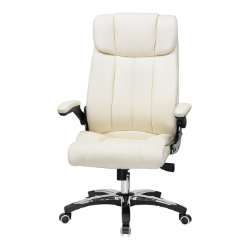 Офисное кресло для руководителей DOBRIN RONALD, кремовый