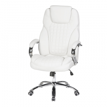 Офисное кресло для руководителей DOBRIN CHESTER, белый