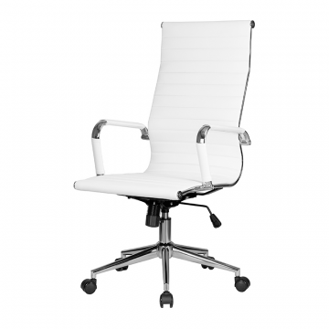 Офисное кресло для руководителей DOBRIN CLARK SIMPLE, белый