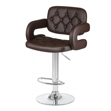 Стул барный DOBRIN TIESTO, коричневый