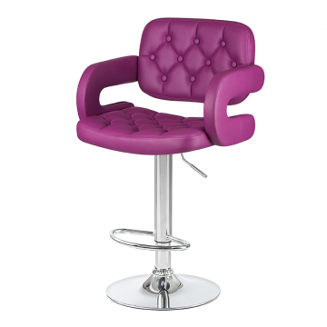 Стул барный DOBRIN TIESTO, фиолетовый