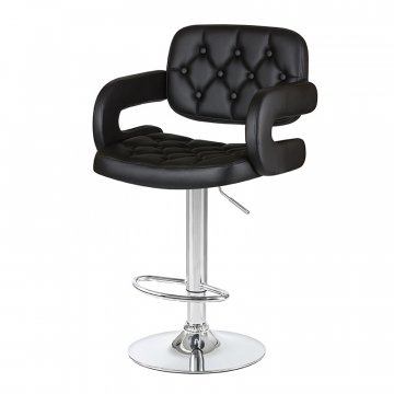 Стул барный DOBRIN TIESTO, чёрный