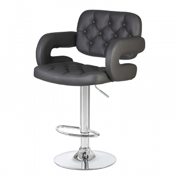 Стул барный DOBRIN TIESTO, серый