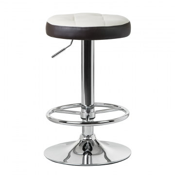 Табурет барный DOBRIN BRUNO, кремово-коричневый