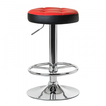 Табурет барный DOBRIN BRUNO, красно-чёрный